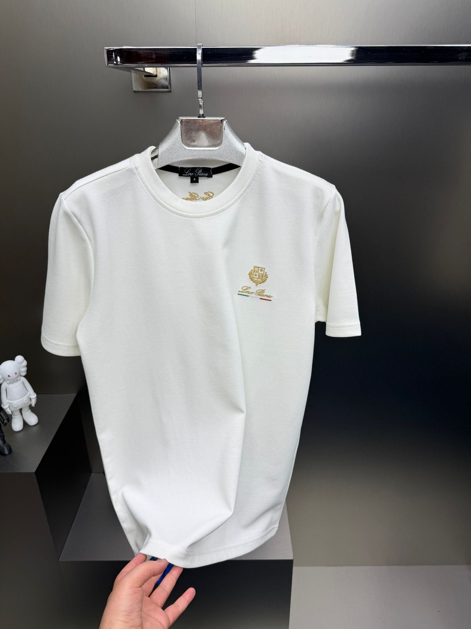 Loro Piana Beyaz İthal Şortlu Eşofman Takımı