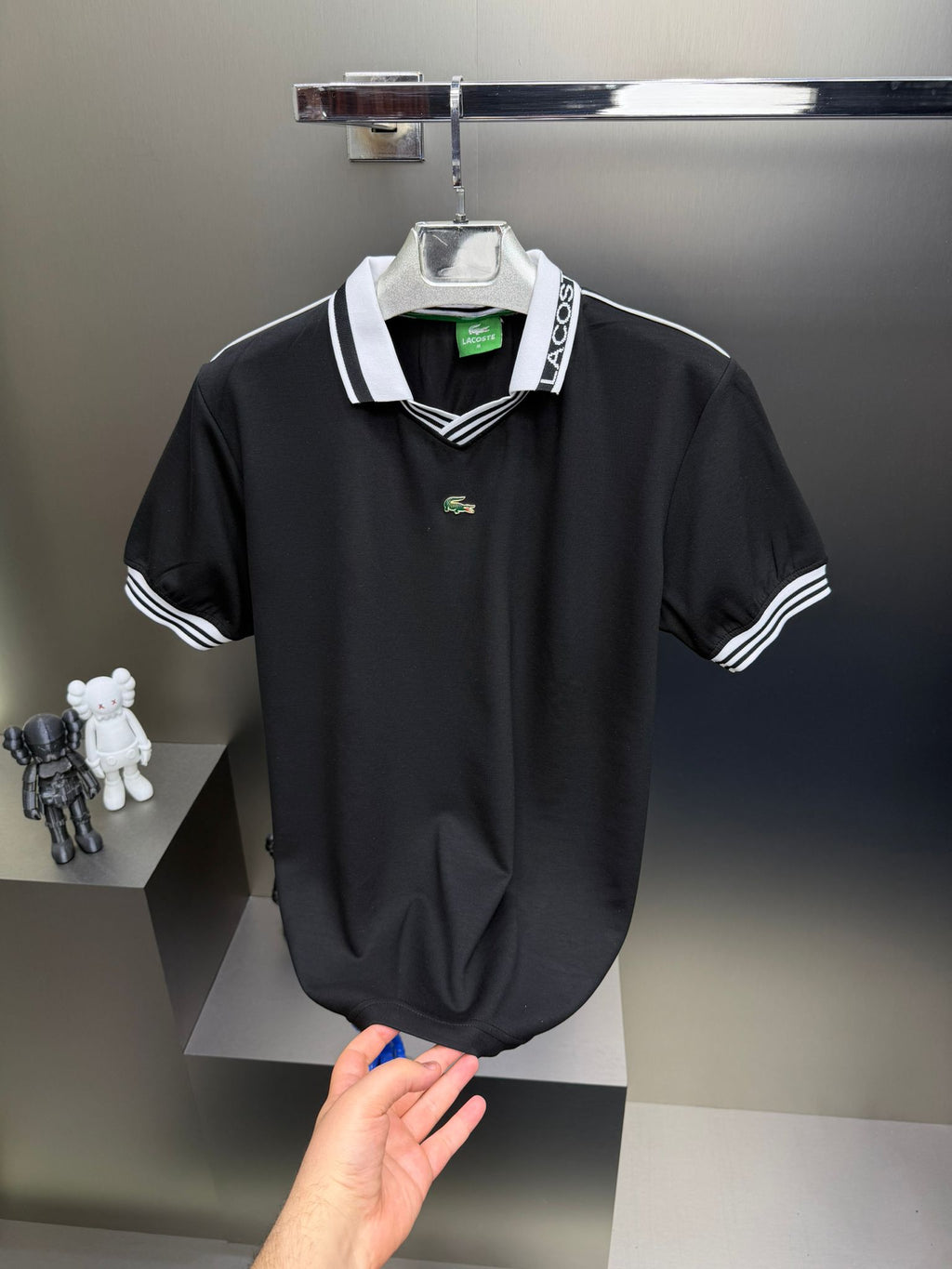 Lacoste Siyah İthal Yazlık Eşofman Takımı