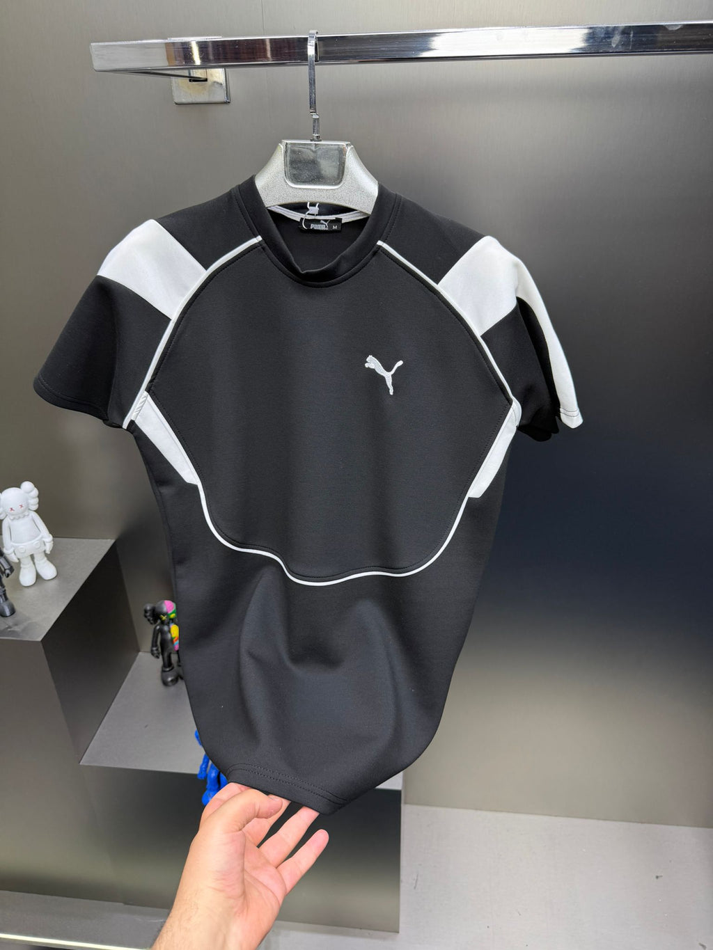 Puma Siyah İthal Şortlu Eşofman Takımı