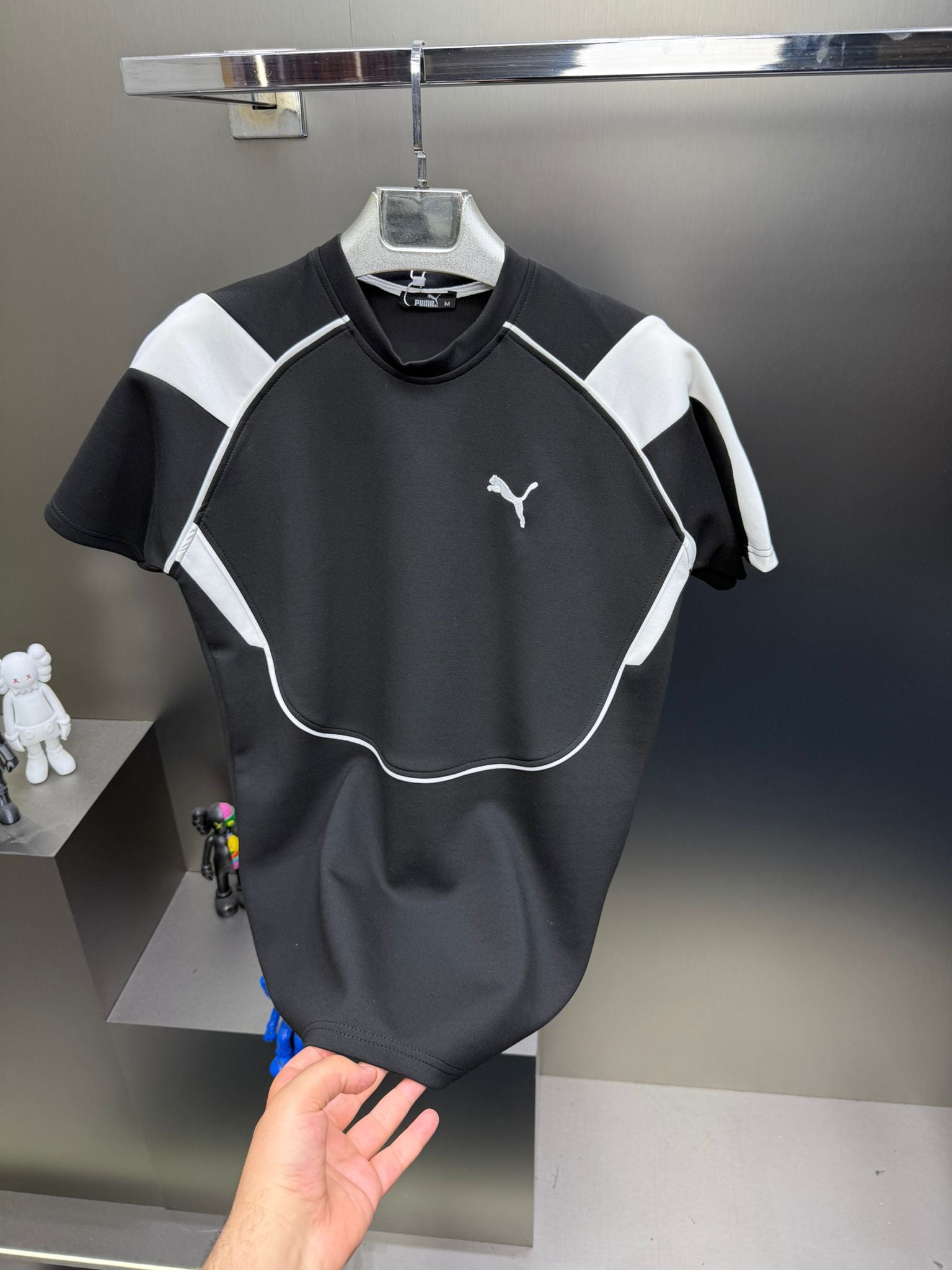 Puma Siyah İthal Şortlu Eşofman Takımı
