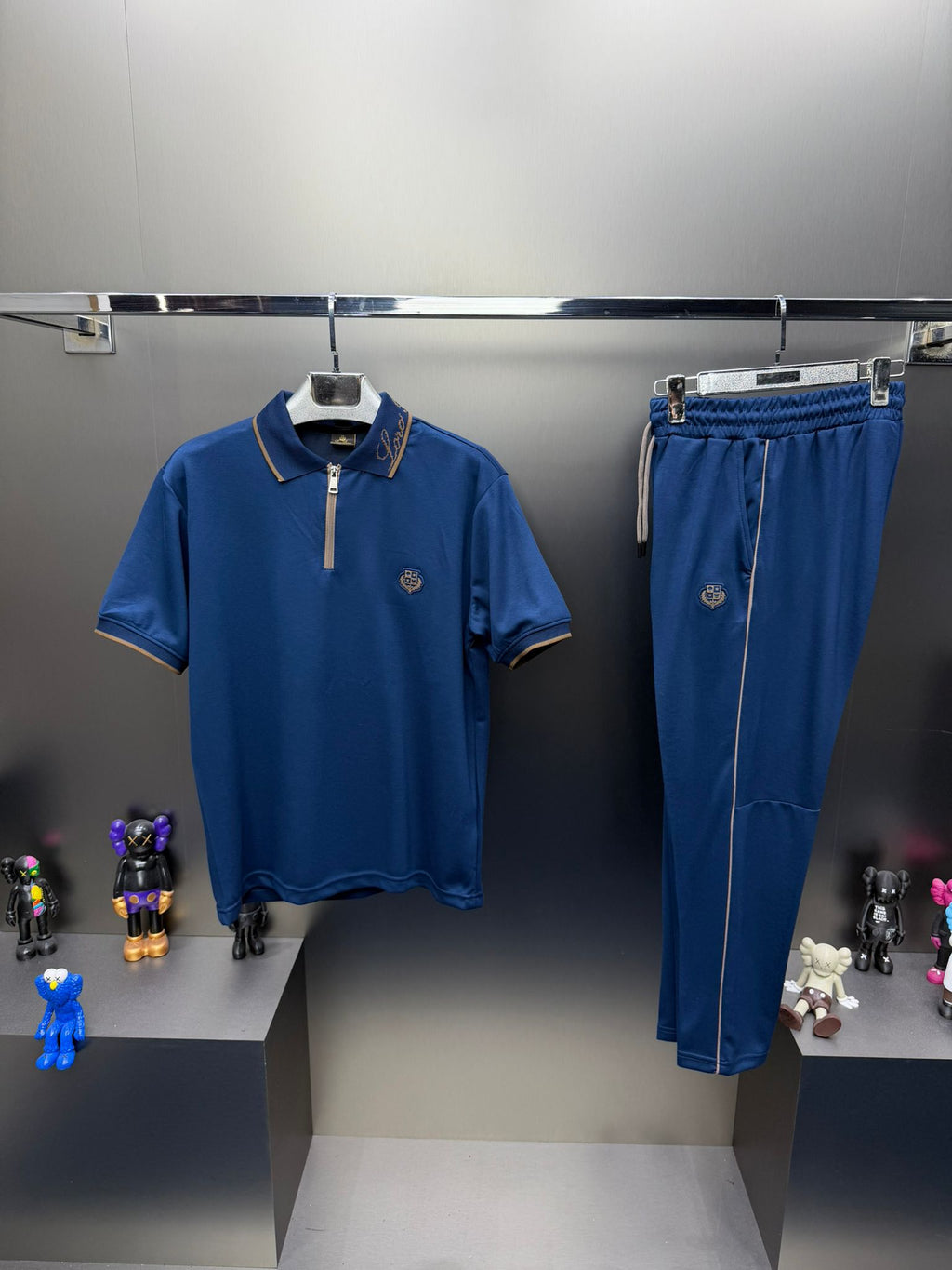 Loro Piana Lacivert Renk İthal Yazlık Eşofman Takımı