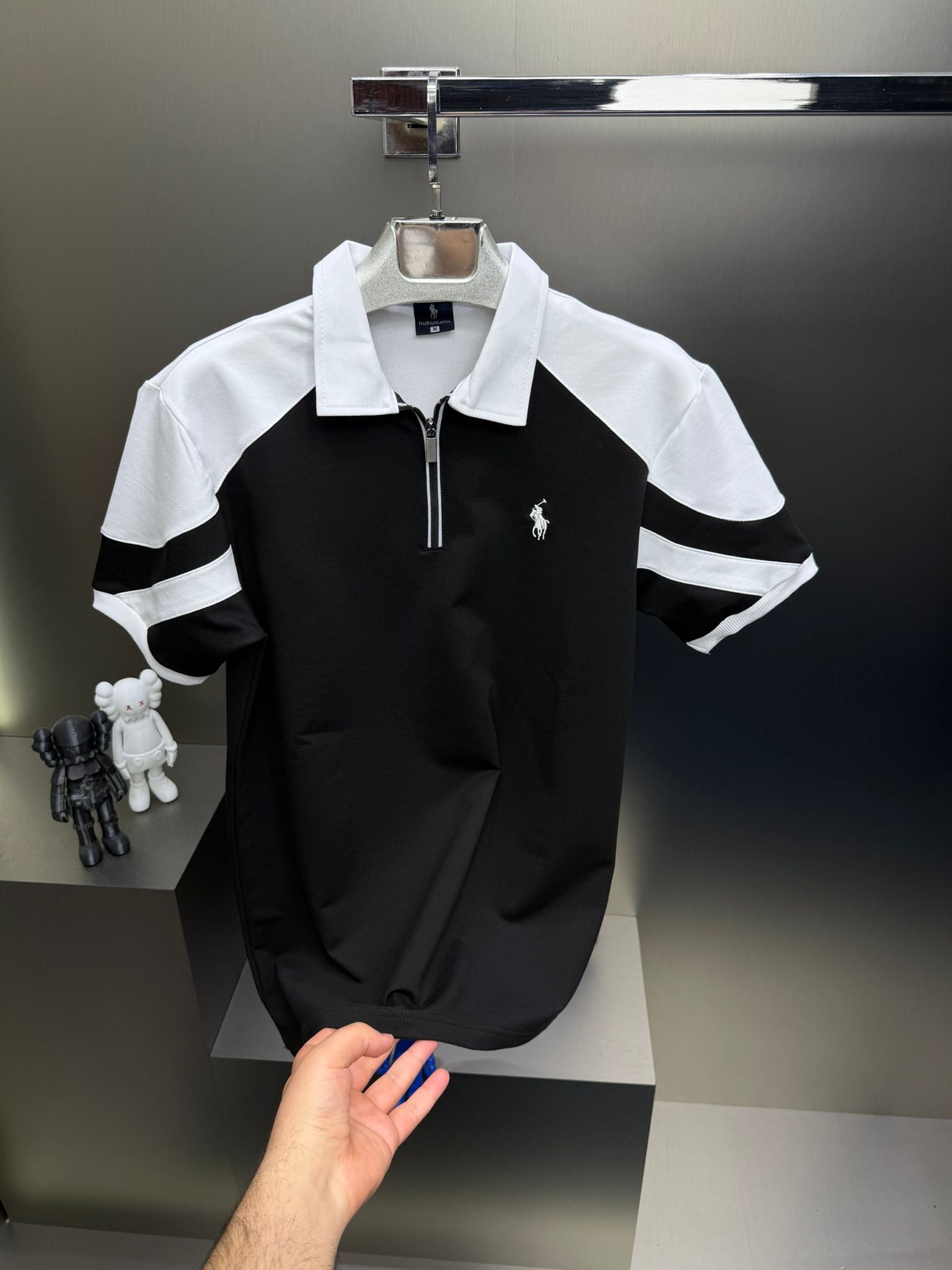 Polo Siyah İthal Yazlık Eşofman Takımı