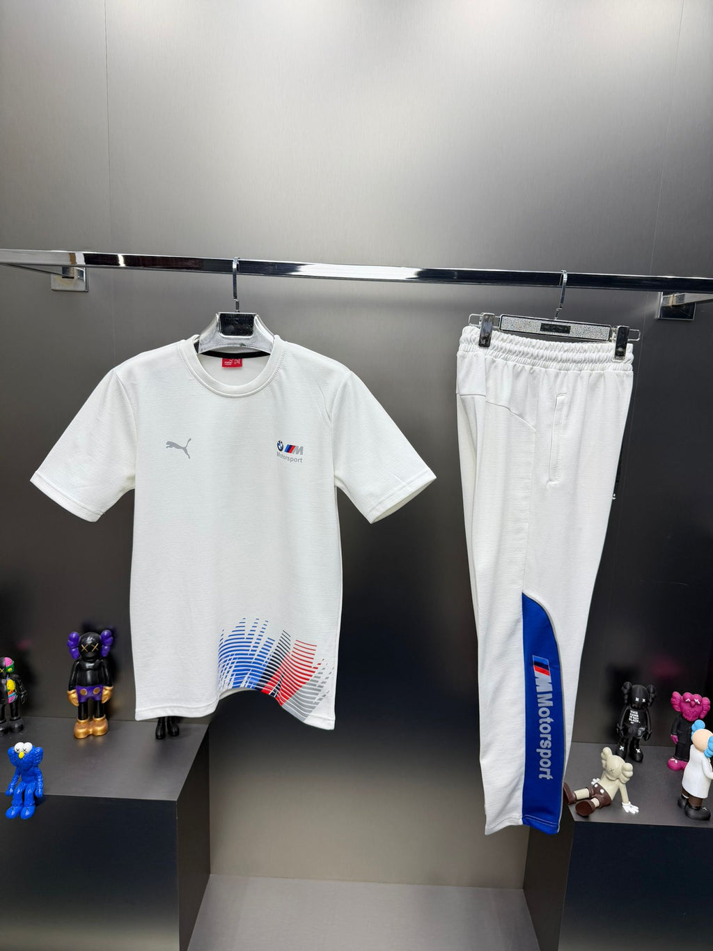 Puma BMW Beyaz İthal Yazlık Eşofman Takımı