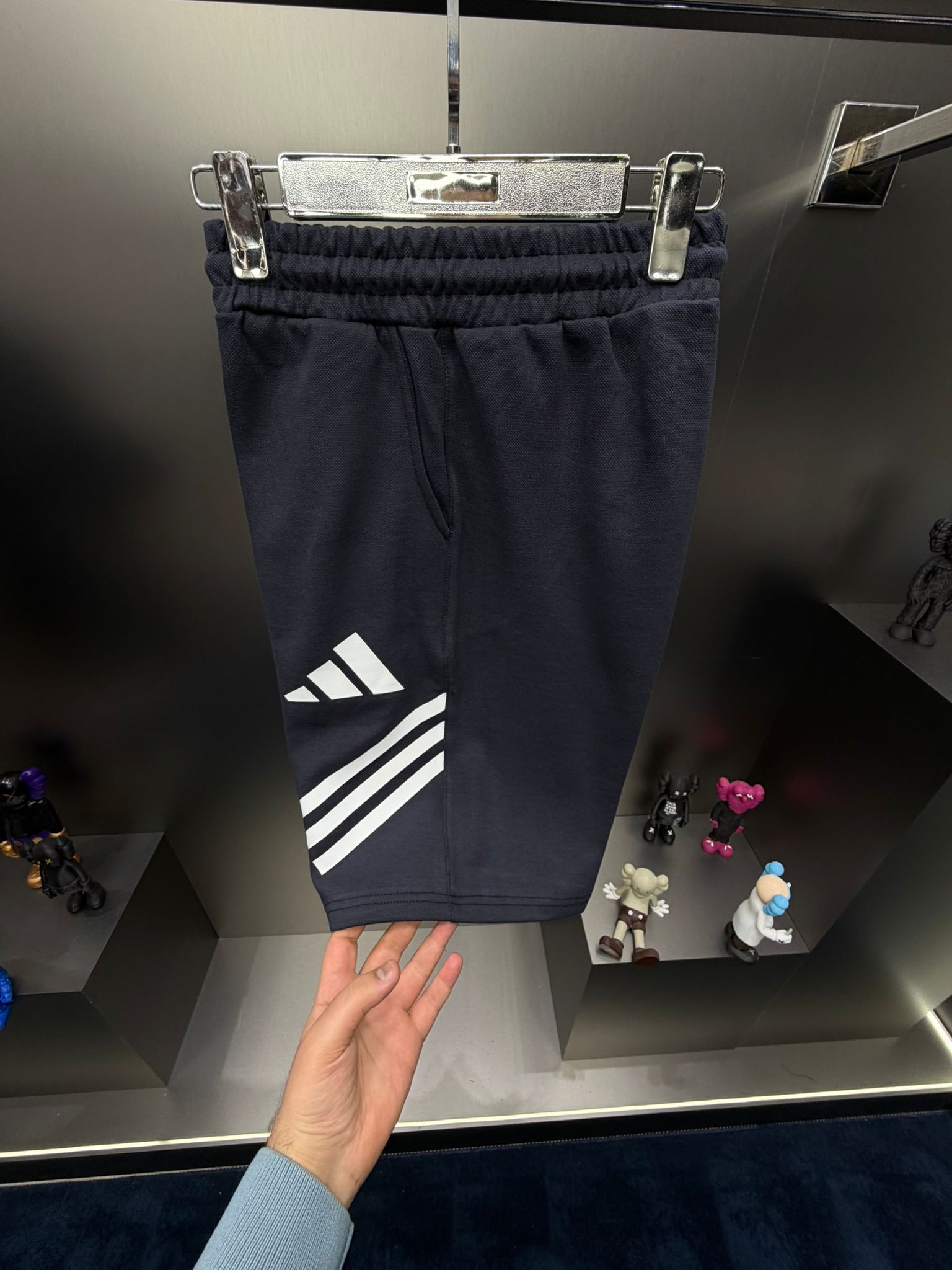 Adidas ZN Gri İthal Şortlu Eşofman Takımı