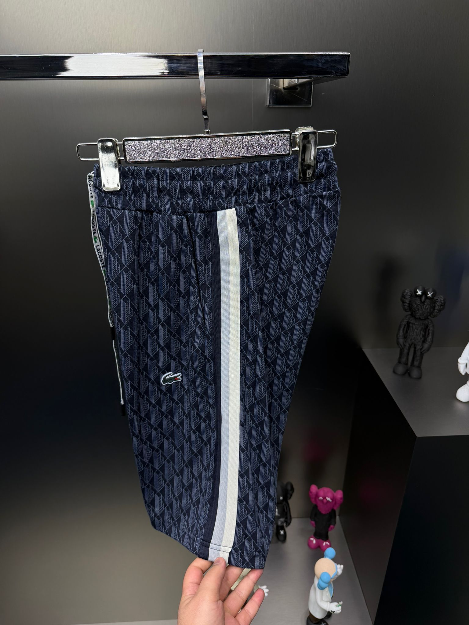 Lacoste Lacivert İthal Şortlu Eşofman Takımı