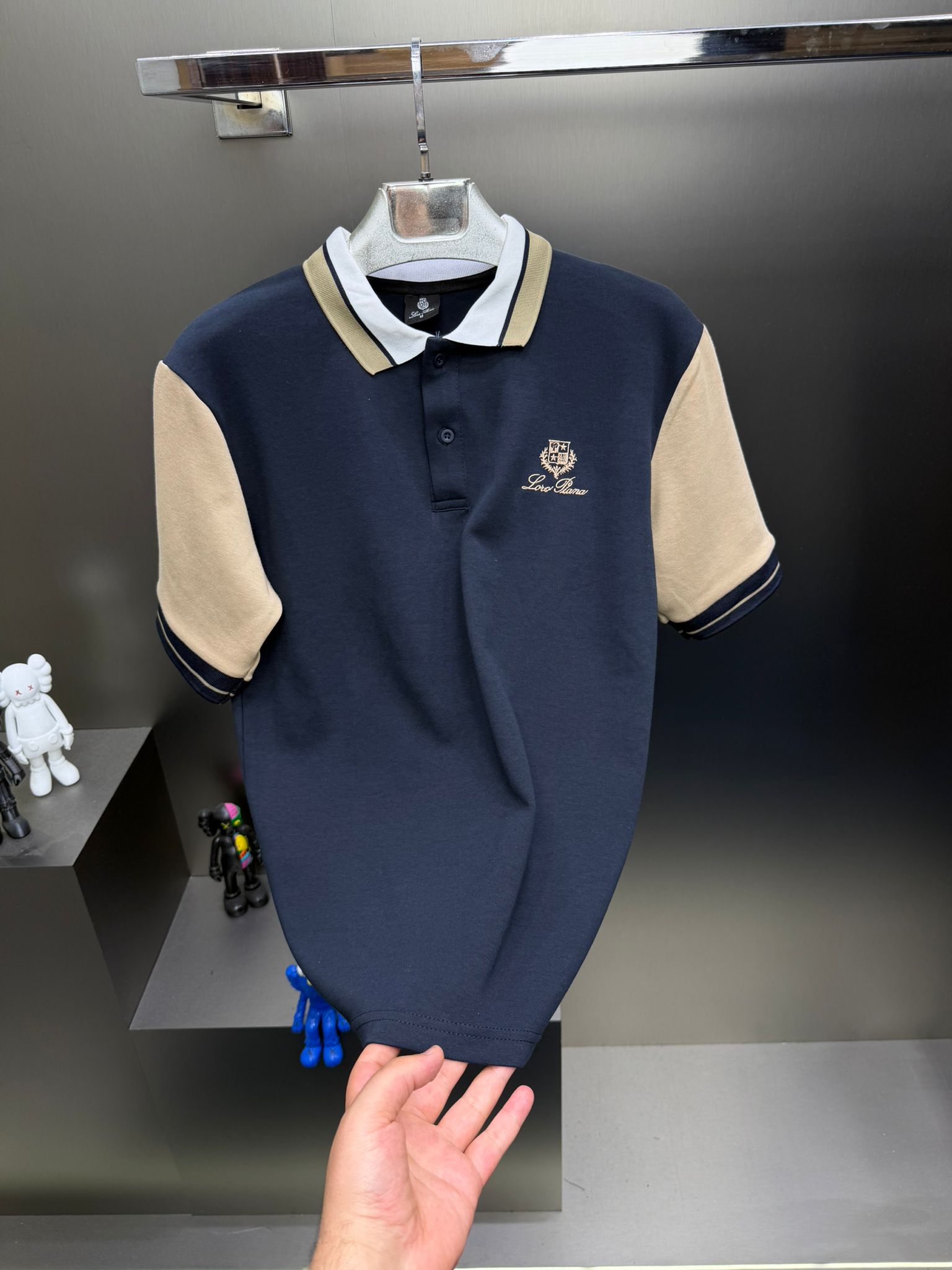 Loro Piana Lacivert İthal Yazlık Eşofman Takımı