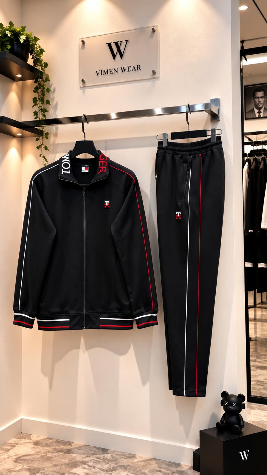 Tommy Hilfiger Siyah İthal Eşofman Takımı