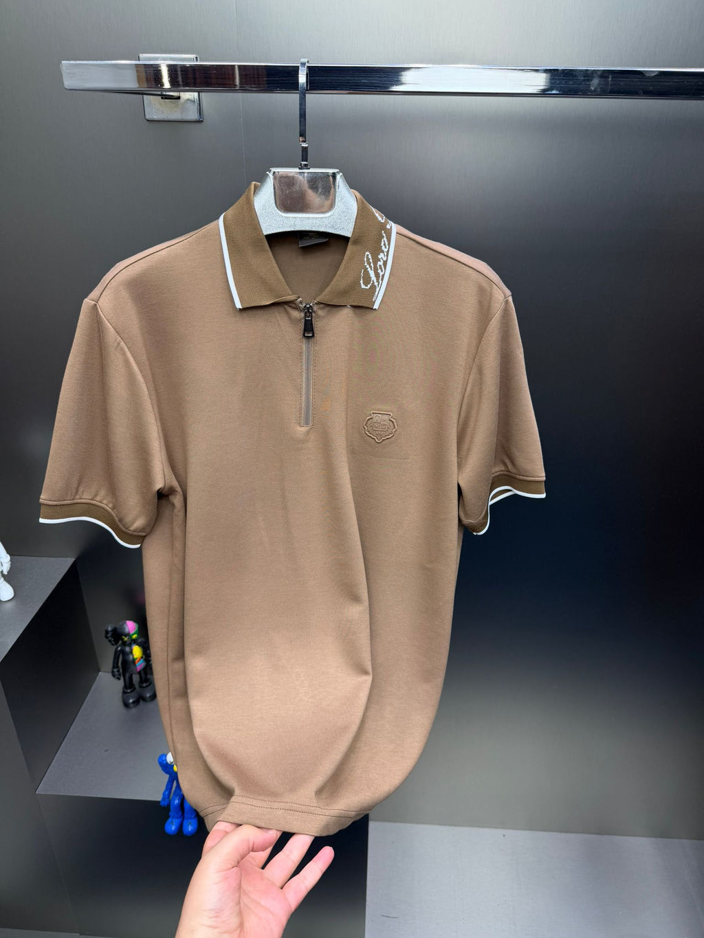 Loro Piana Krem Renk İthal Yazlık Eşofman Takımı