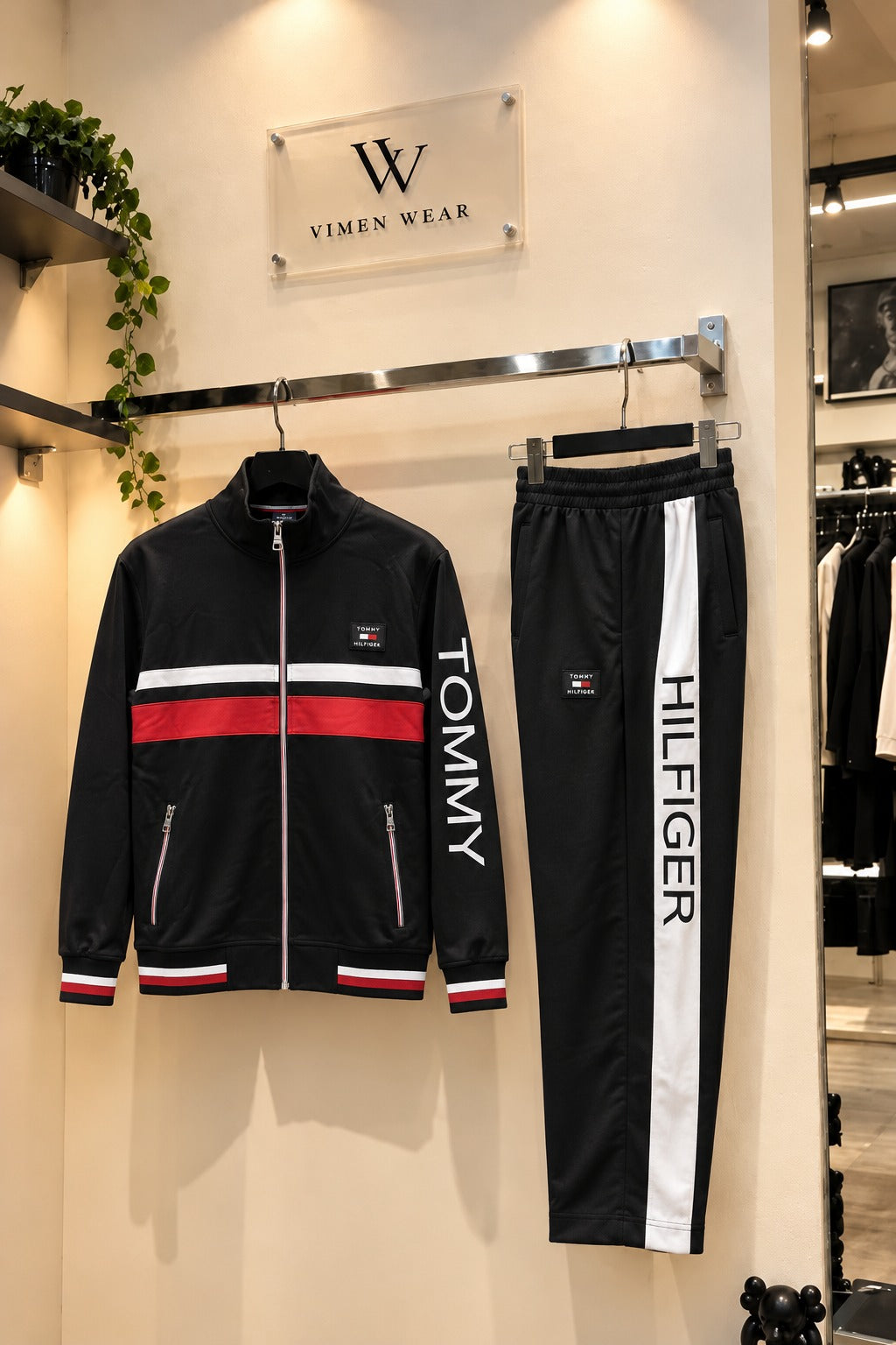 Tommy Hilfiger Siyah İthal Eşofman Takımı