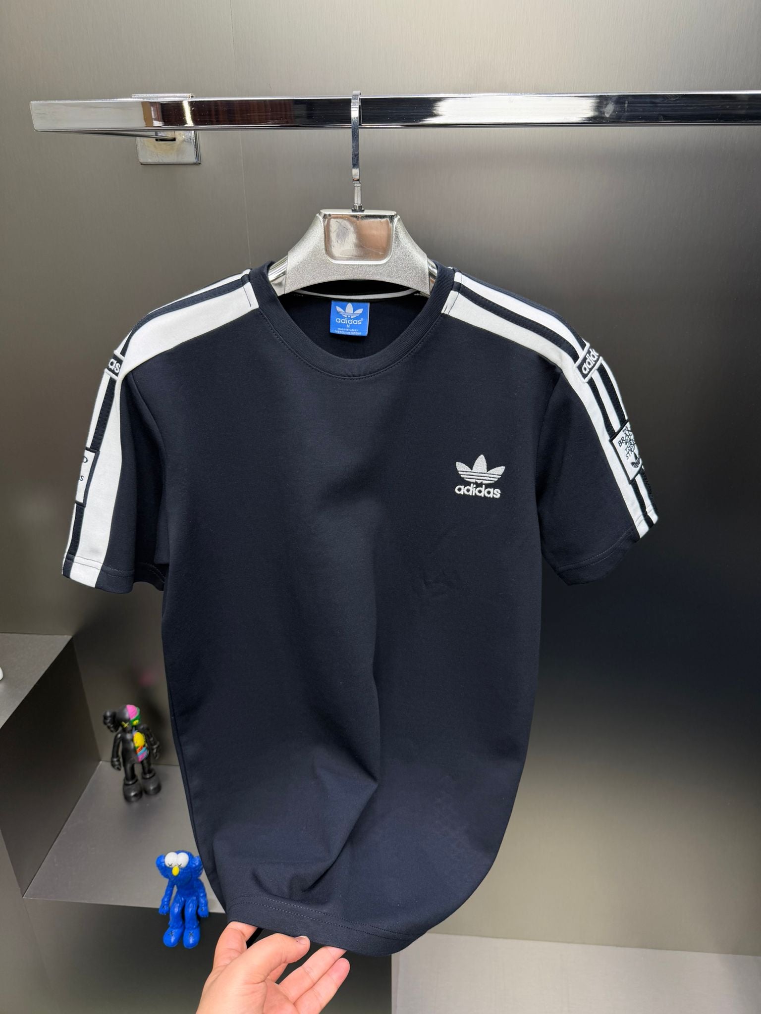Adidas Brand Lacivert İthal Şortlu Eşofman Takımı