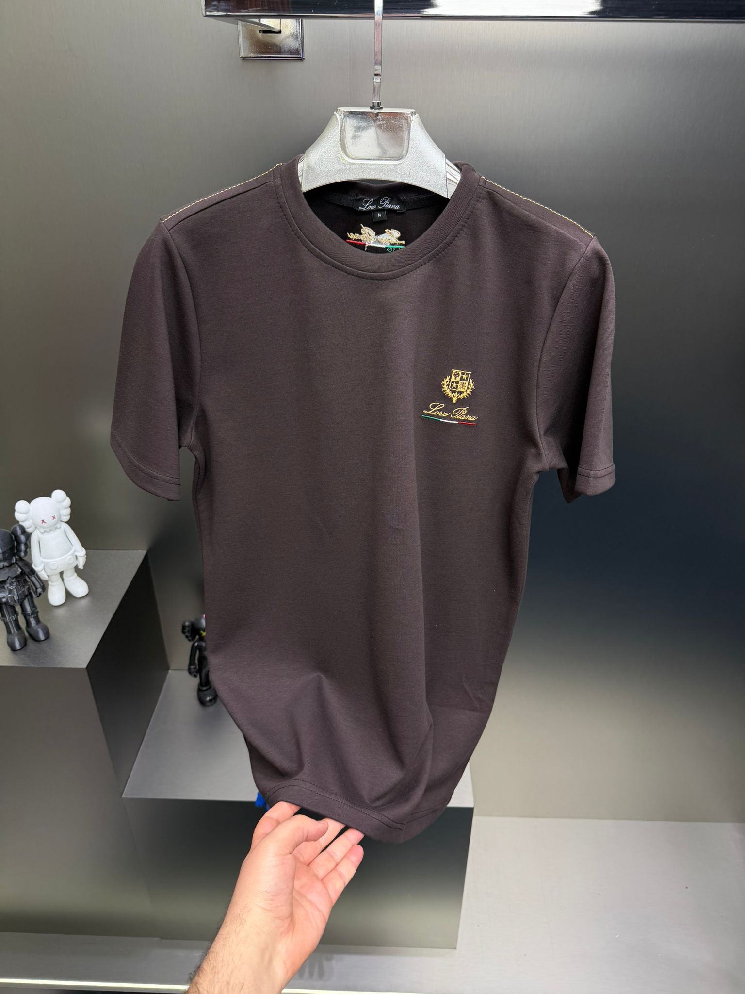 Loro Piana Kahverengi İthal Şortlu Eşofman Takımı