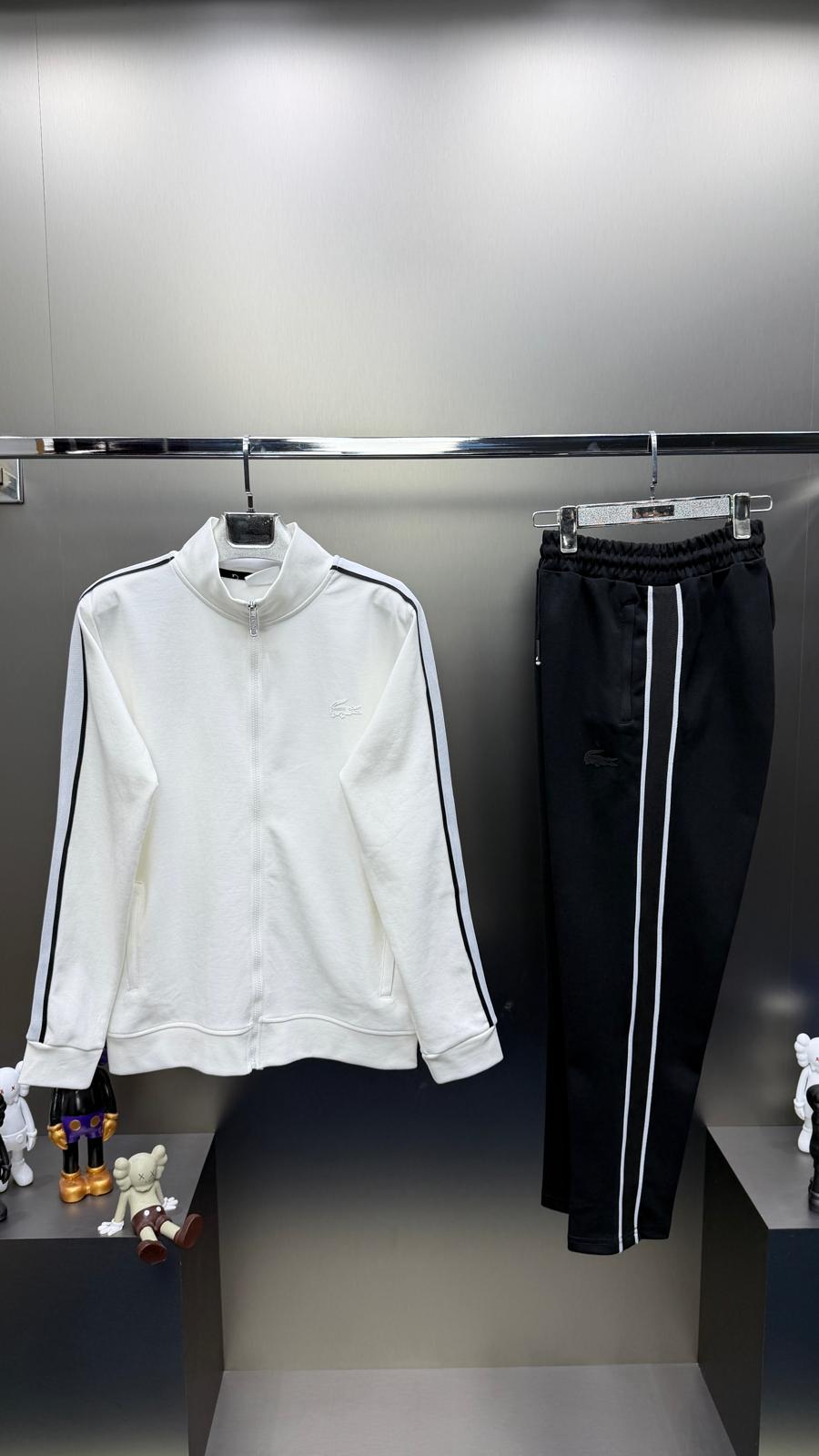 Lacoste Beyaz Yeşil Eşofman Takımı