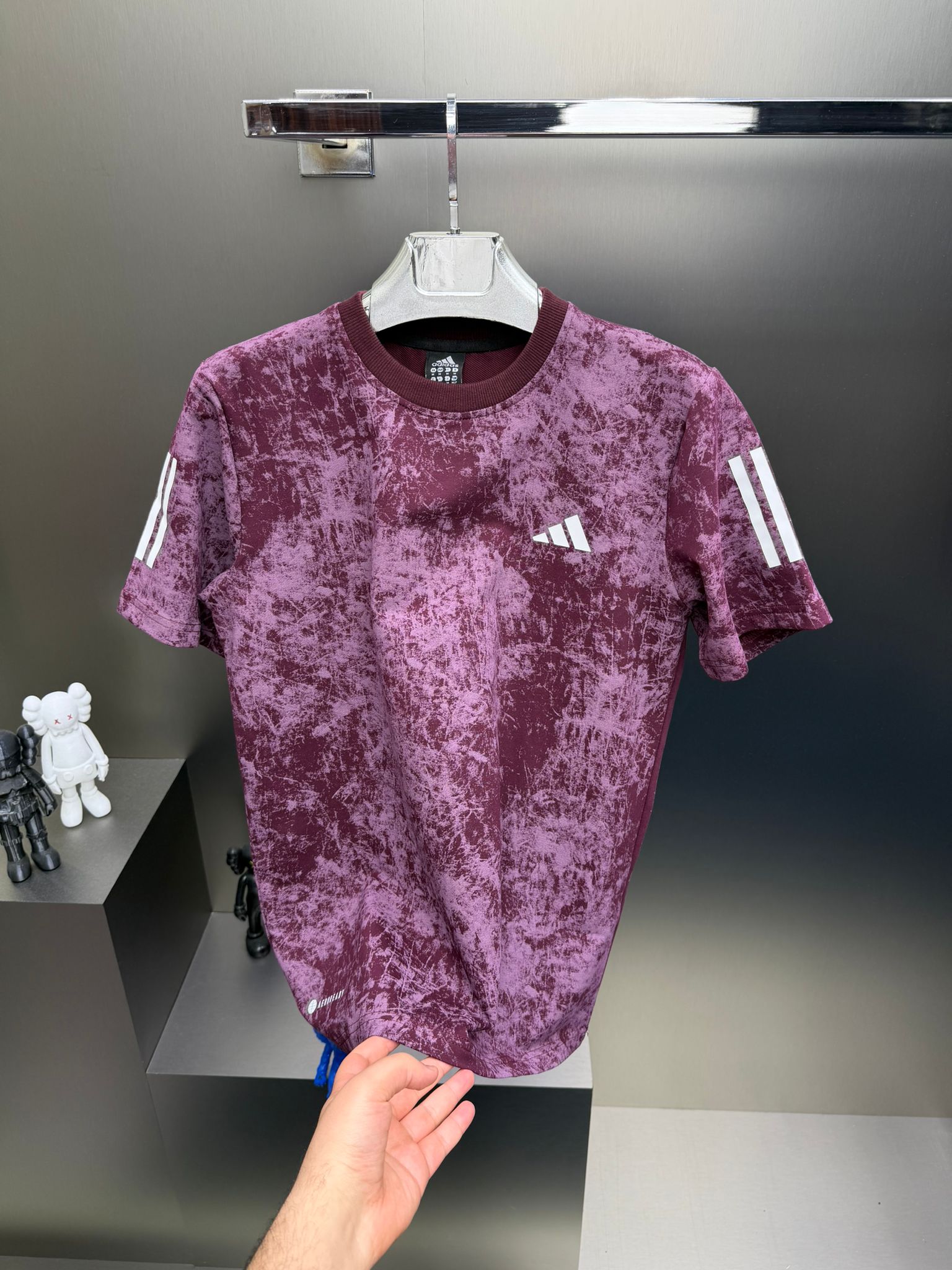 Adidas Bordo İthal Şortlu Eşofman Takımı