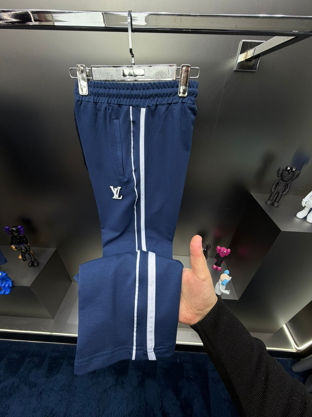 Louis Vuitton Lacivert İthal Yazlık Eşofman Takımı