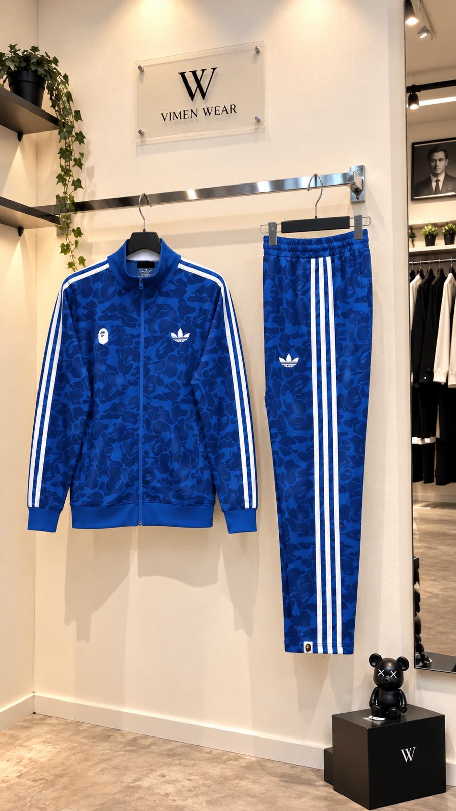 Adidas Mavi İthal Eşofman Takımı
