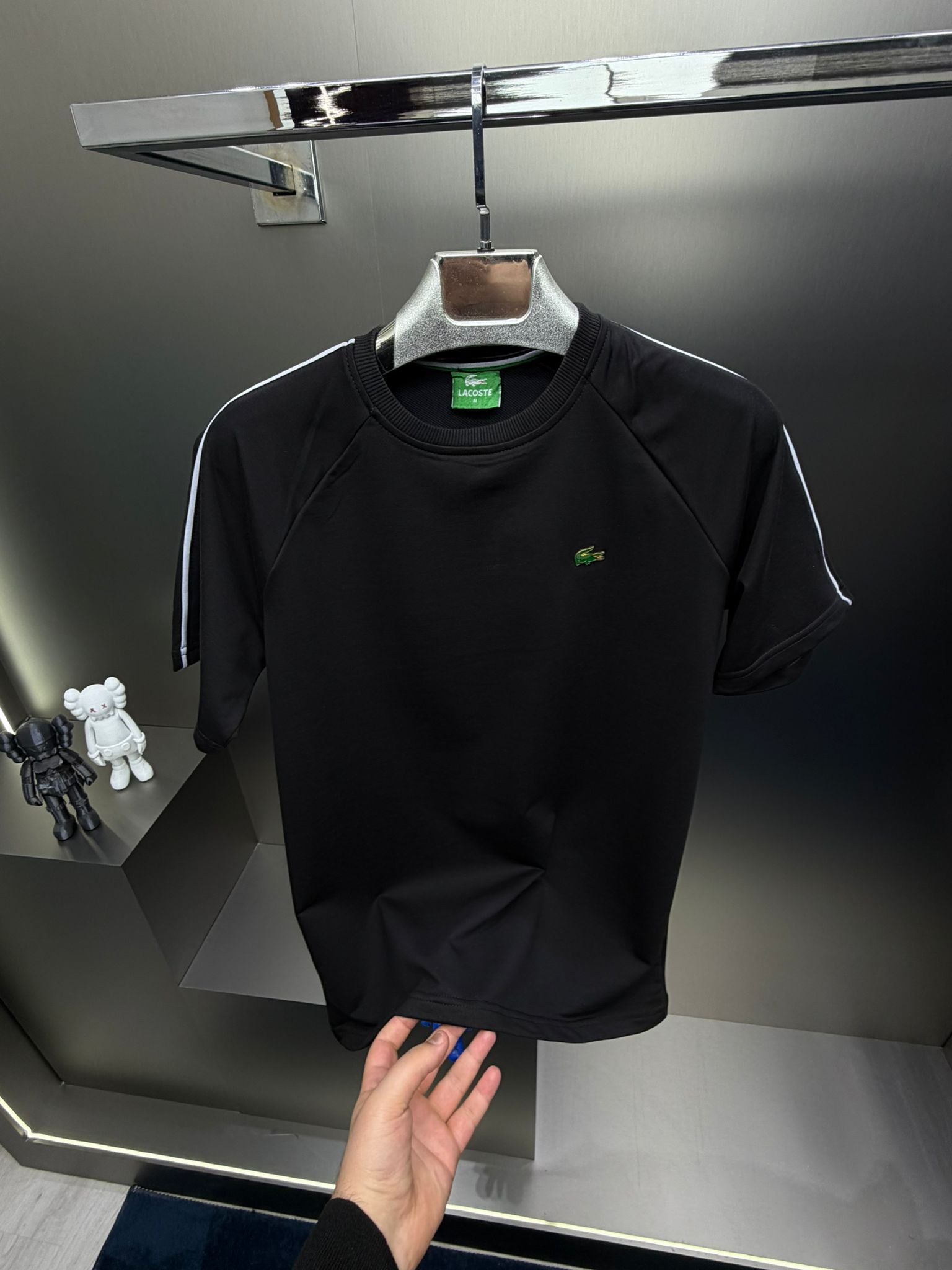 Lacoste Siyah İthal Yazlık Eşofman Takımı