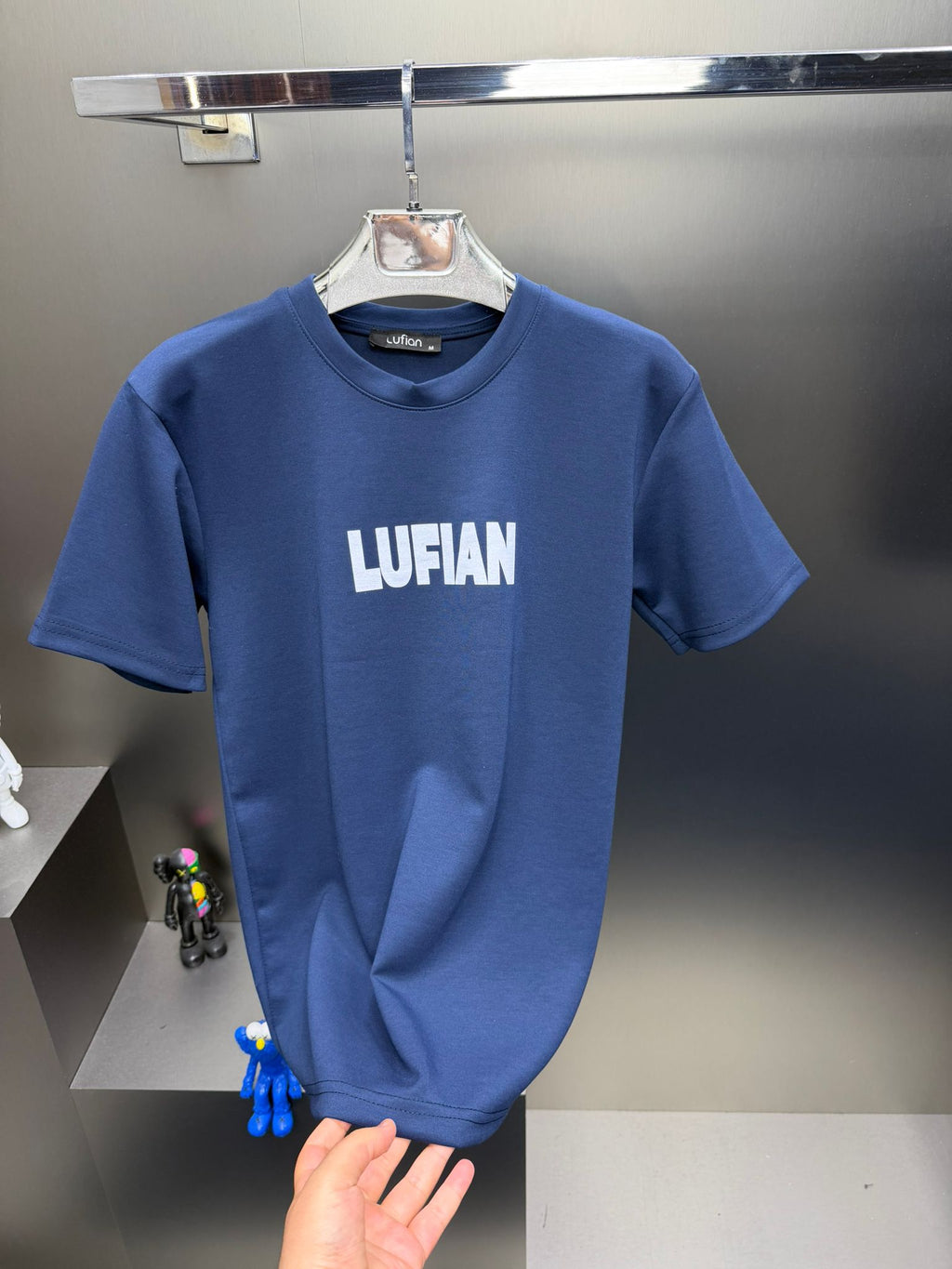 Lufian Lacivert İthal Şortlu Eşofman Takımı