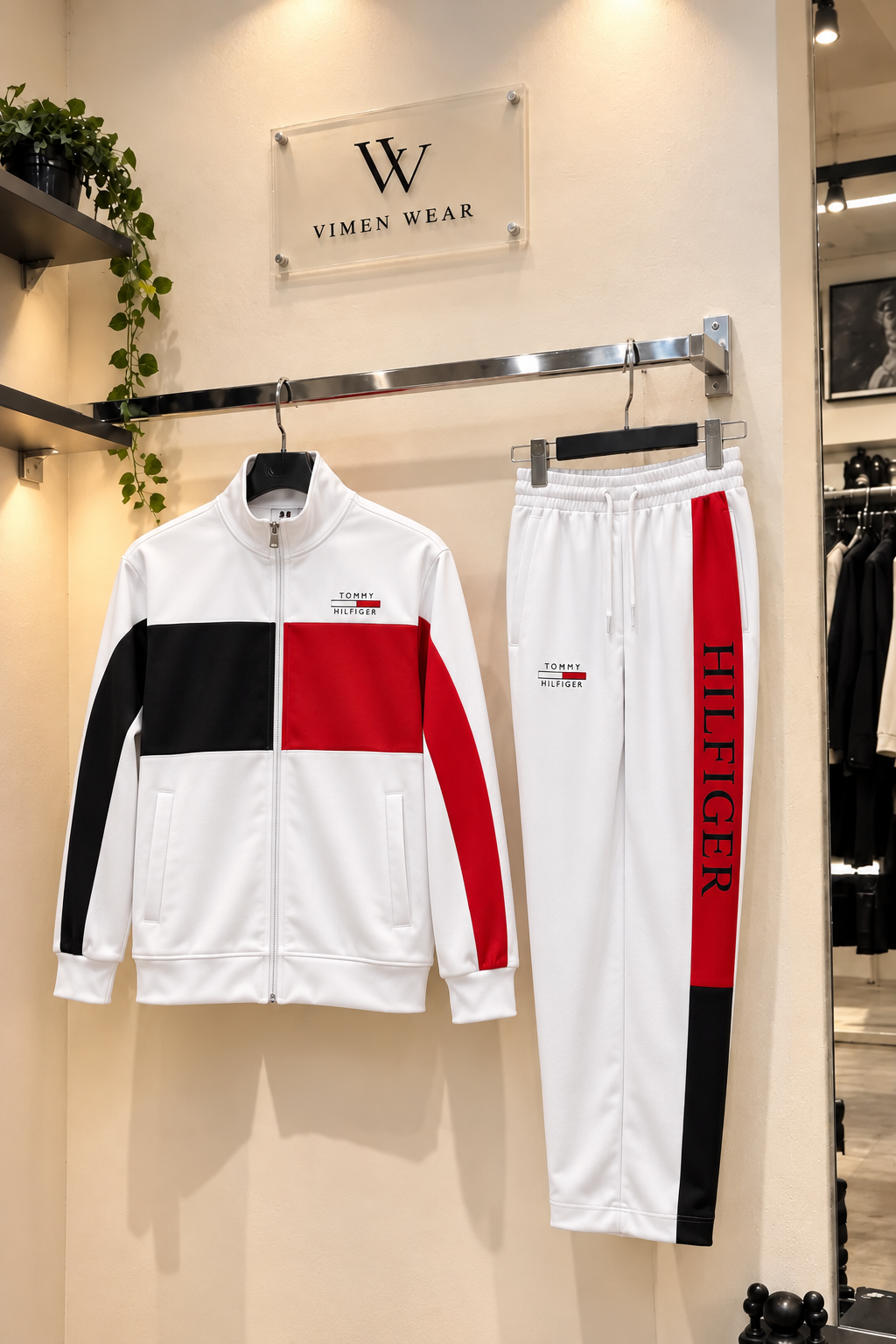 Tommy Hilfiger Beyaz İthal Eşofman Takım