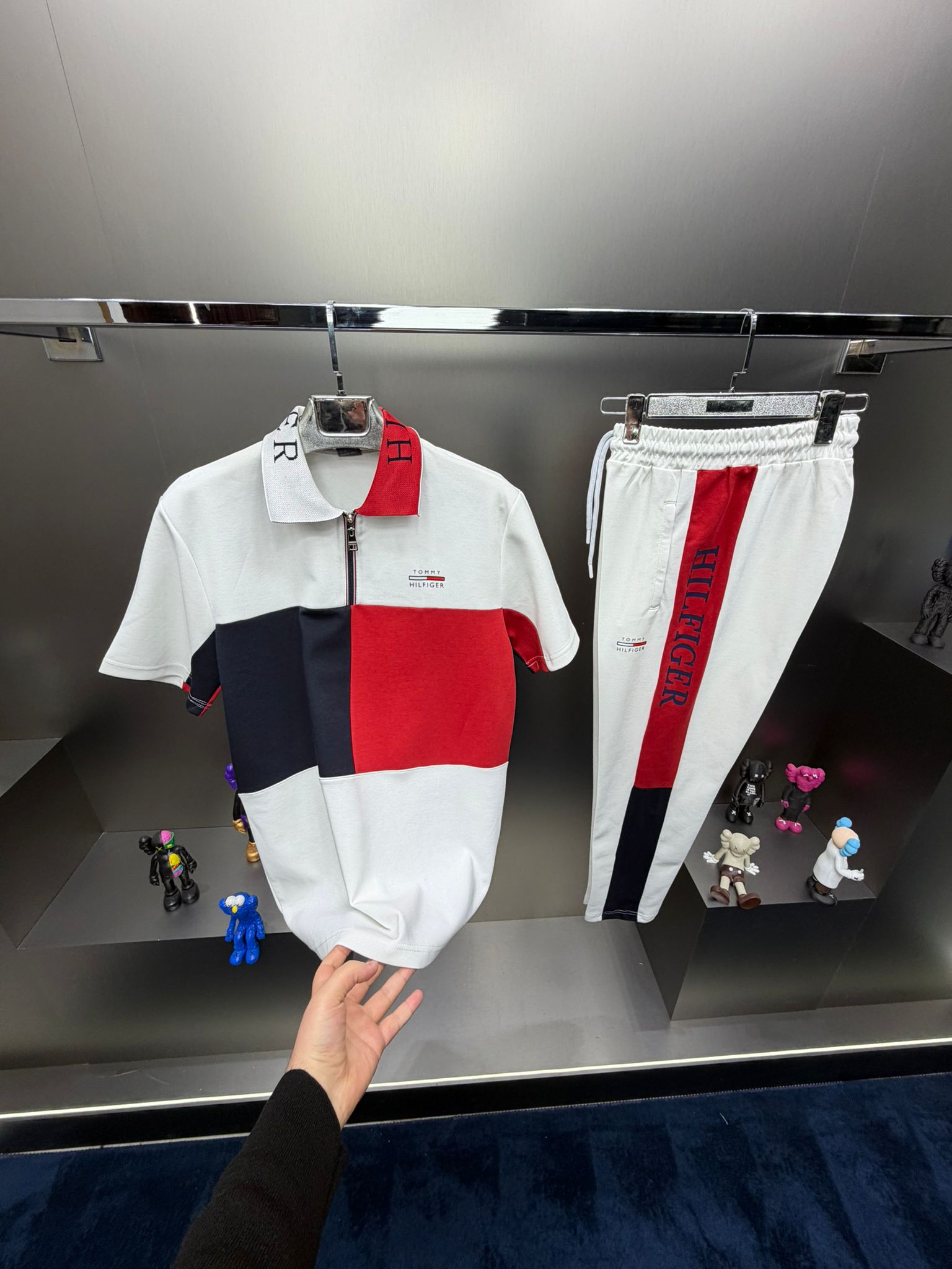 Tommy Hilfiger Beyaz İthal Yazlık Eşofman Takımı