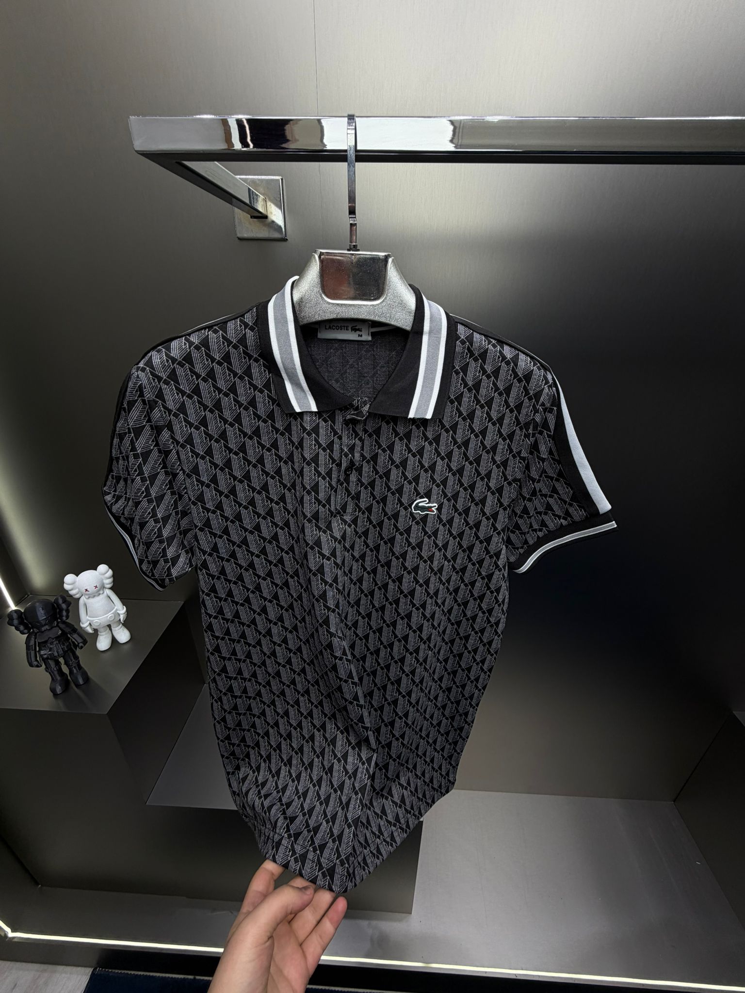 Lacoste Siyah İthal Şortlu Eşofman Takımı