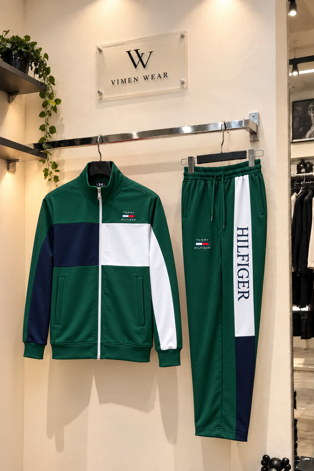 Tommy Hilfiger Yeşil İthal Eşofman Takım