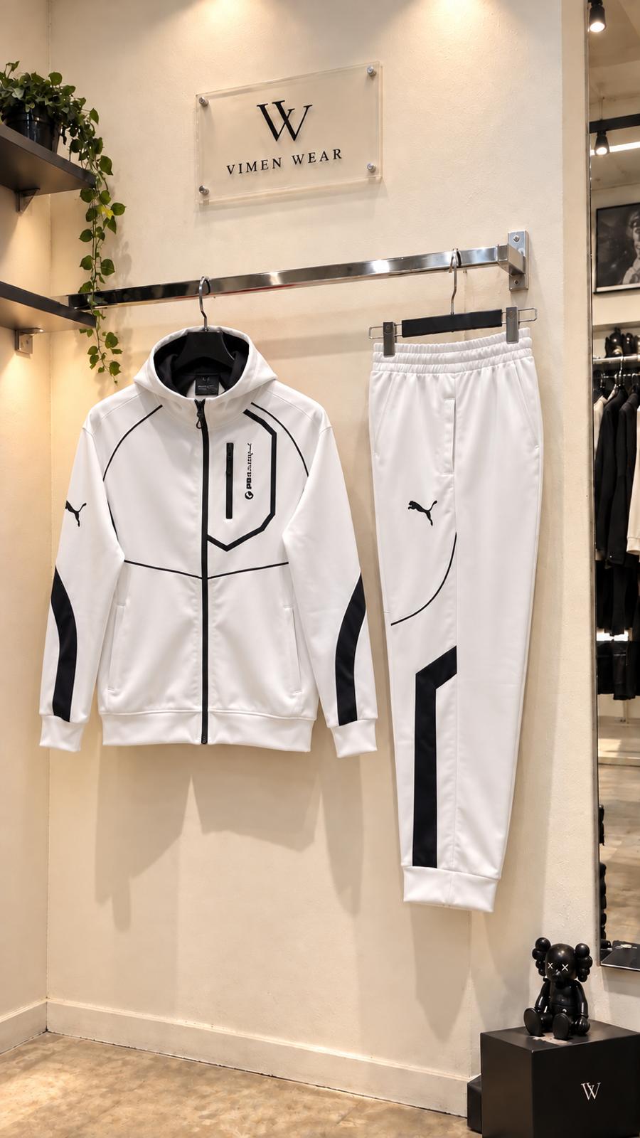 Puma Beyaz İthal Eşofman Takımı