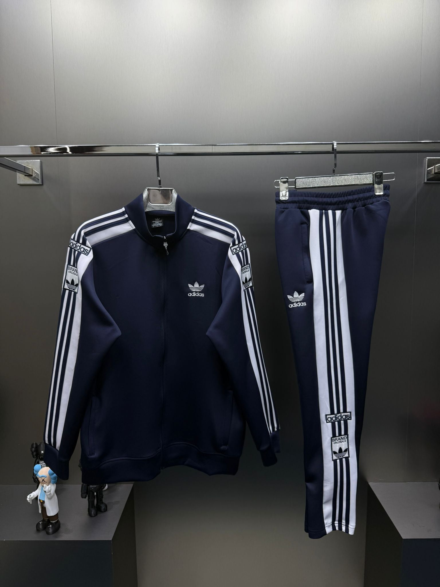 Ad!das Brand Lacivert İthal Eşofman Takımı