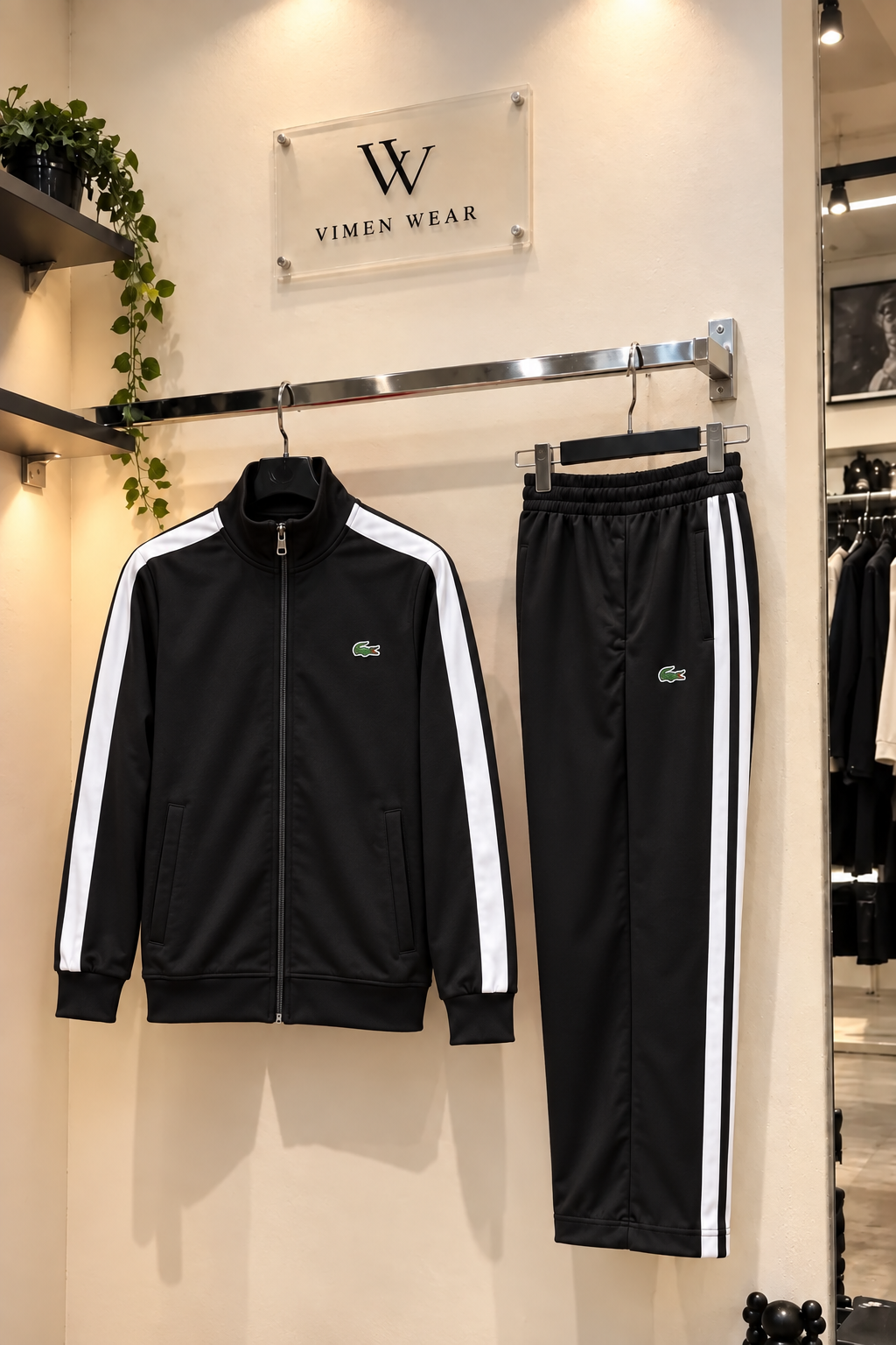 Lacoste Siyah İthal Eşofman Takım
