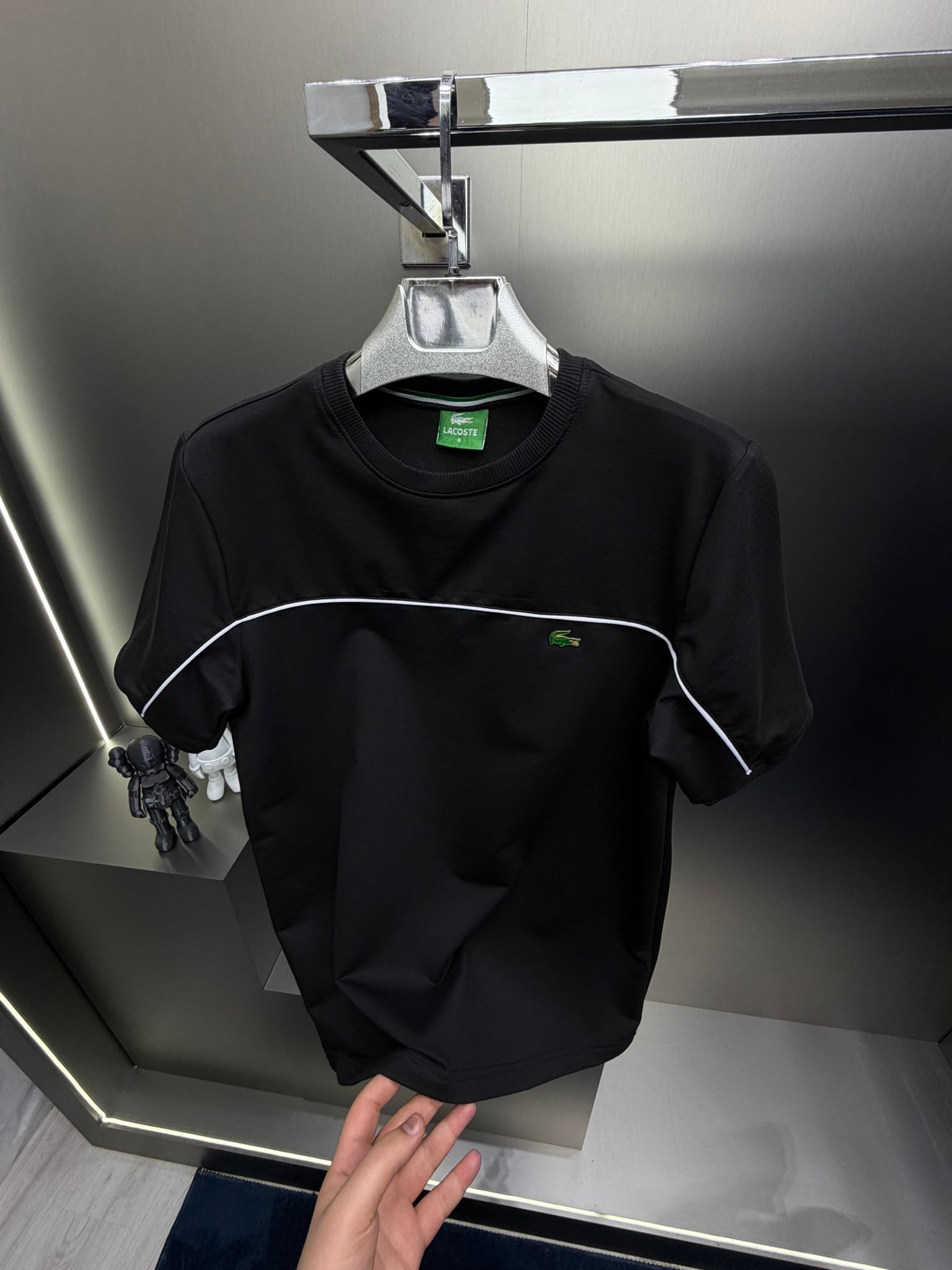 Lacoste Siyah İthal Yazlık Eşofman Takımı