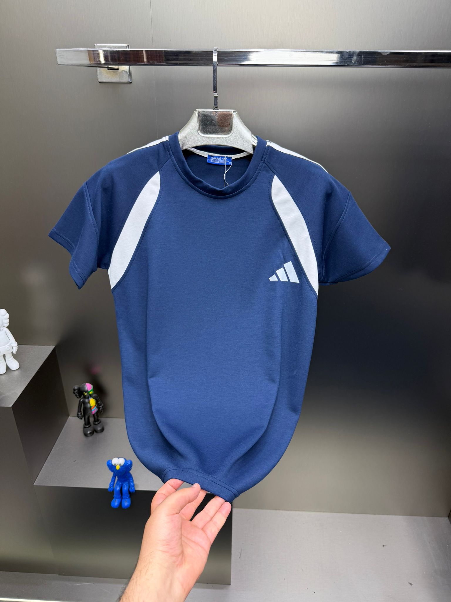 Adidas Lacivert İthal Şortlu Eşofman Takımı