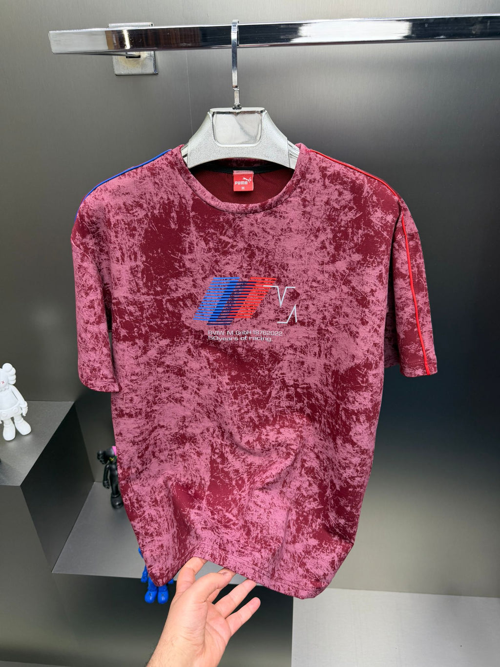 Puma BMW Bordo İthal Yazlık Eşofman Takımı