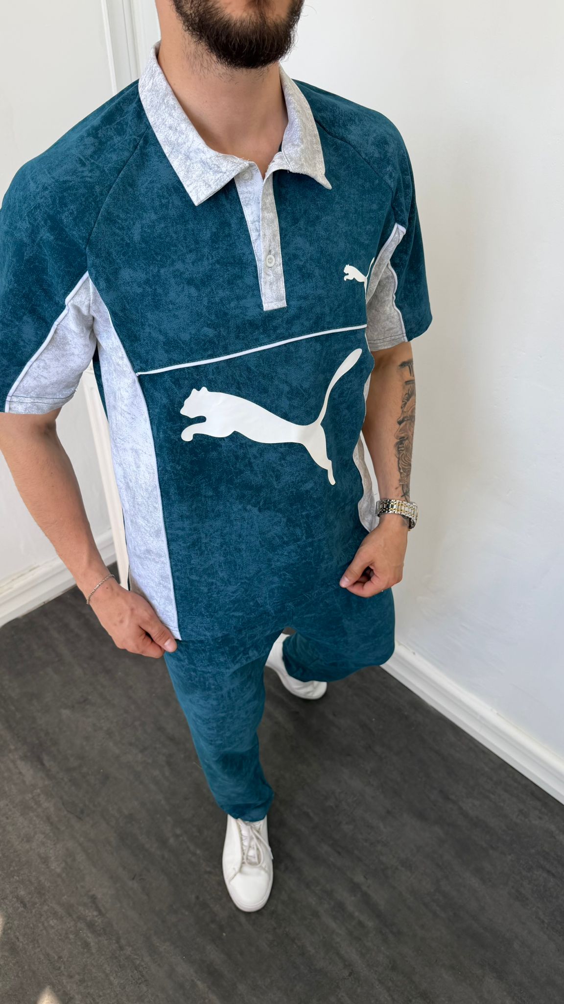 Puma Lacivert İthal Yazlık Eşofman Takımı