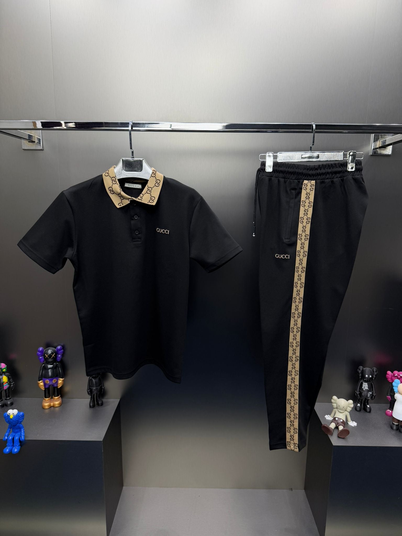 Gucci Siyah İthal Yazlık Eşofman Takımı